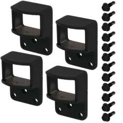 10 Meter Komplett-Set Aluminium-Zaun Chaussee -Höhe 120cm, schwarz-