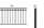 10 Meter Komplett-Set Aluminium-Zaun Circle -Höhe 120cm, anthrazit-