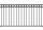 10 Meter Komplett-Set Aluminium-Zaun Circle -Höhe 120cm, anthrazit-