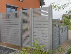 Zaunserie "191" Zaunfeld Breite 180 x Höhe 90 cm tabak
