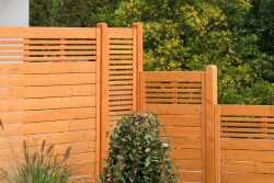 Zaunserie "190" Stufenelement Breite 90 x Höhe 141 cm basaltgrau