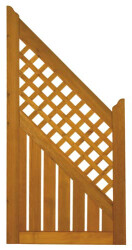 Zaunserie "Havanna" Zaunpforte (90 x 110 cm) Larche geölt