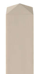 Holz-Pfosten aus Fichte Rundkopf 190cm anthrazit