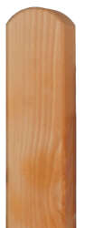 Holz-Pfosten aus Fichte Spitzkopf 150cm tabak