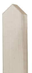 Holz-Pfosten aus Fichte Spitzkopf 150cm tabak
