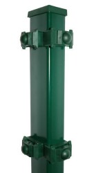 Doppelstabmattenzaun "Flexi-Basic" Höhe 83 cm Grün RAL6005 16 Meter keine Ecke