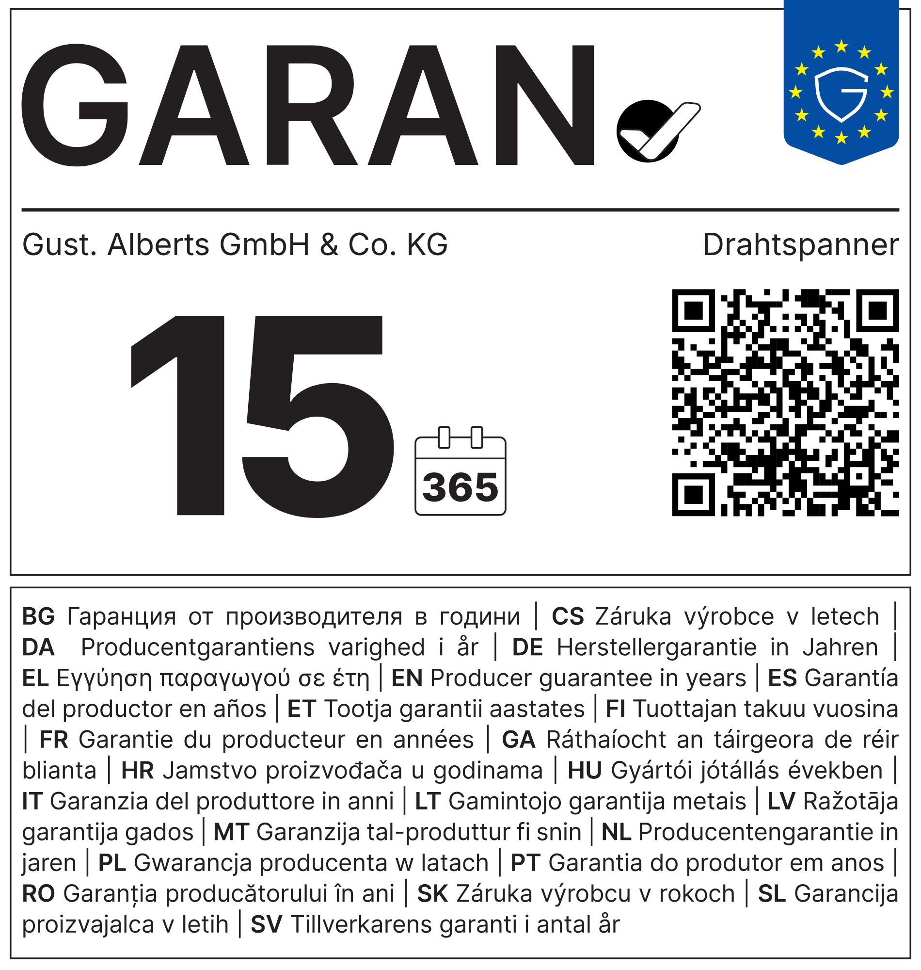 Garantie